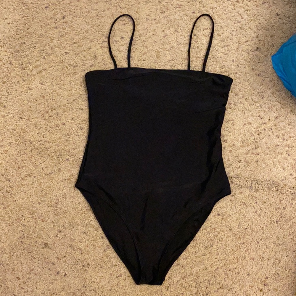 Black bathing suit